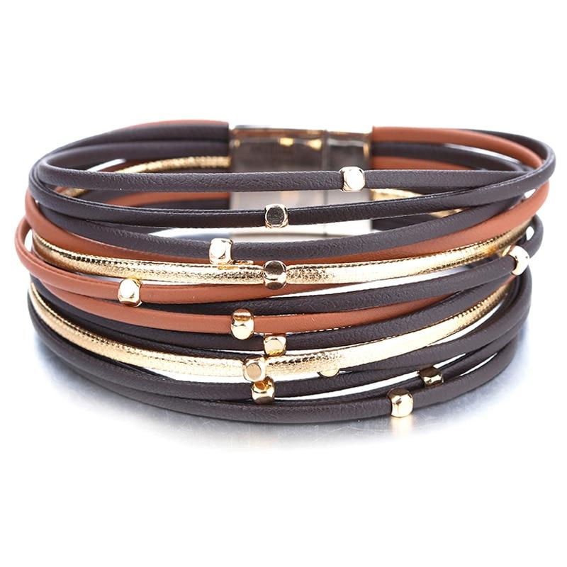 Boho Genuine Leather Bracelet For Women