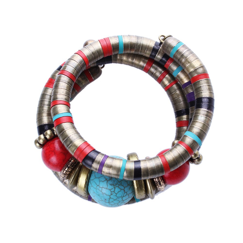 Cute Bohemian Multilayered Colorful Women'S Bangle 7