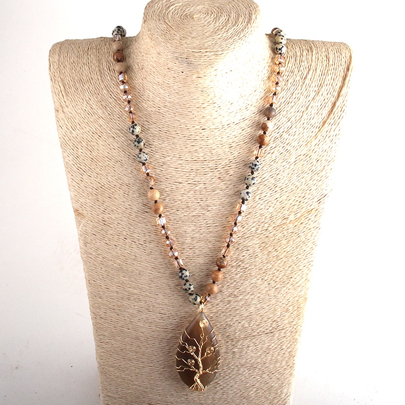 Women'S Bohemian Natural Stone Necklace 3