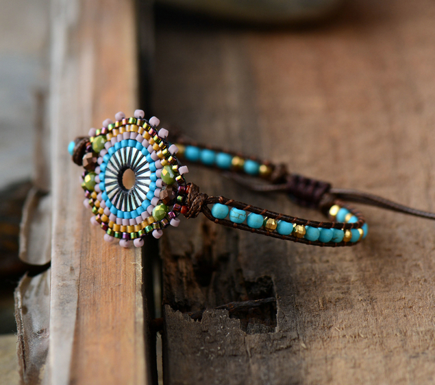 Women'S Boho Bracelet With Seed Beads 3