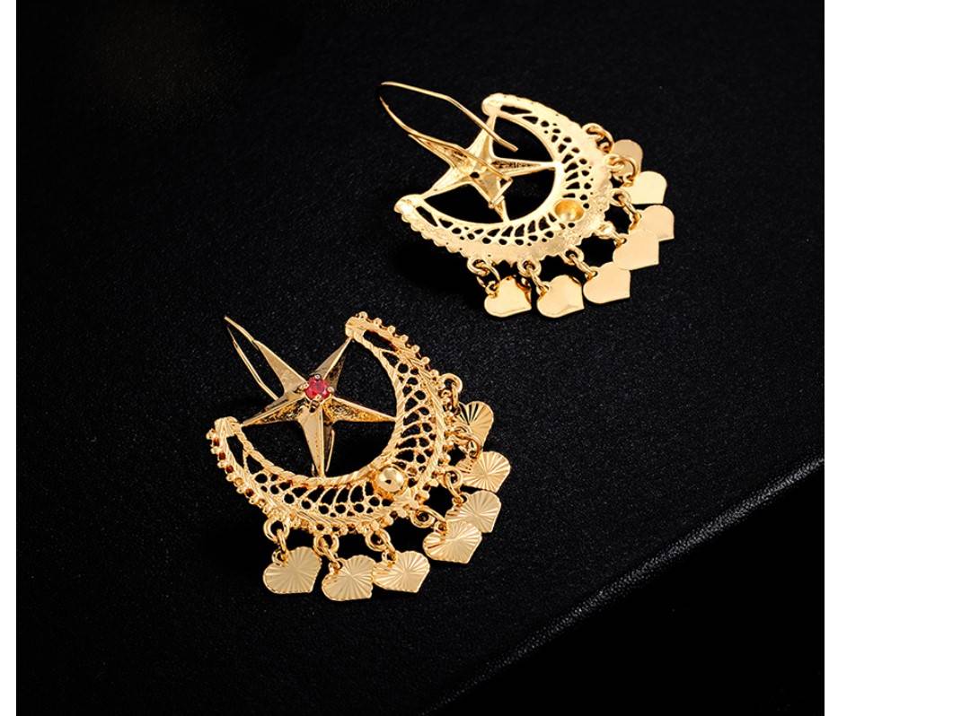 Women'S Boho Star Necklace And Earrings Set