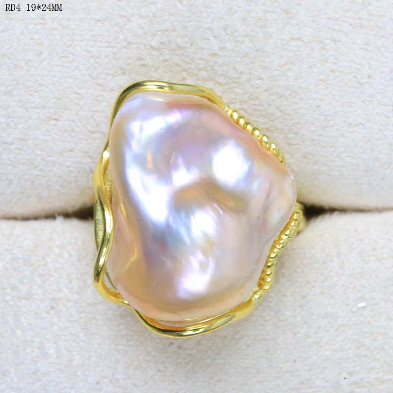 Bohemian Adjustable Pearl Ring For Women 5