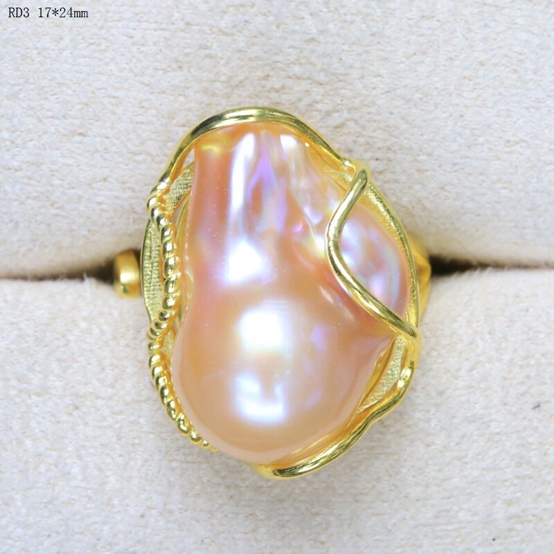 Bohemian Adjustable Pearl Ring For Women 4