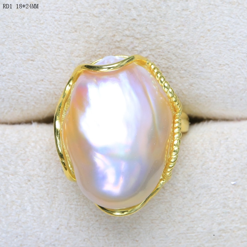 Bohemian Adjustable Pearl Ring For Women 3