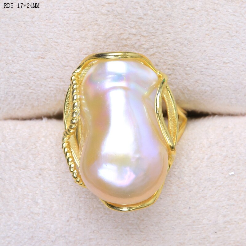 Bohemian Adjustable Pearl Ring For Women 6