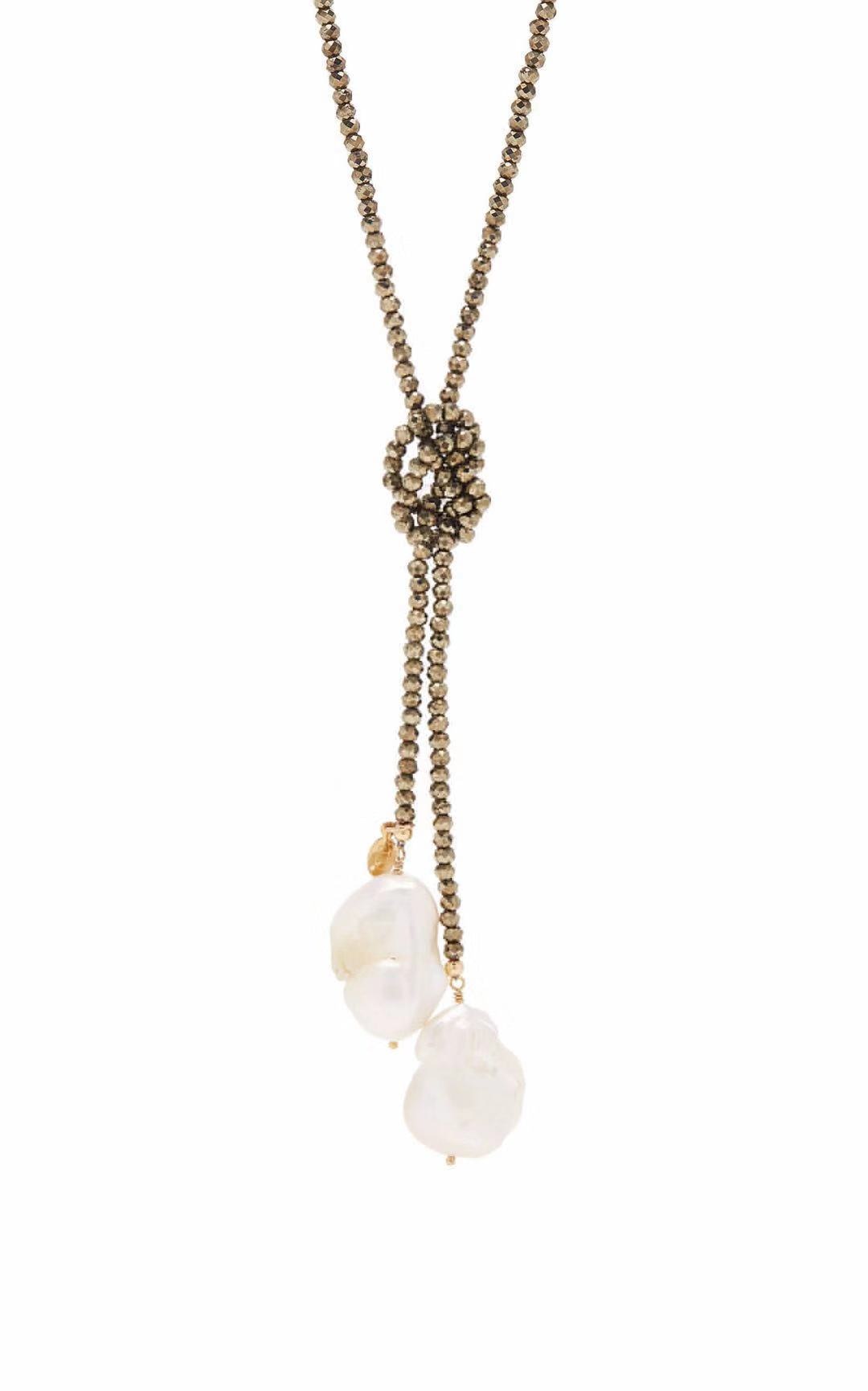 Women'S Boho Natural Pearl Necklace