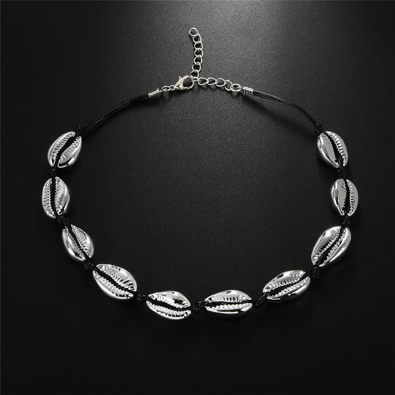 Natural Shell Choker Necklaces 6