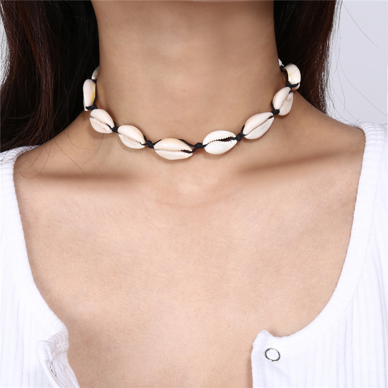 Natural Shell Choker Necklaces 3