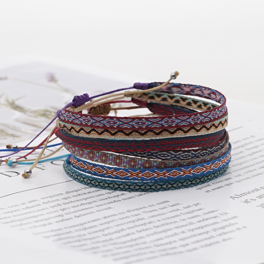 Boho Handmade Braided Bracelet For Women 6