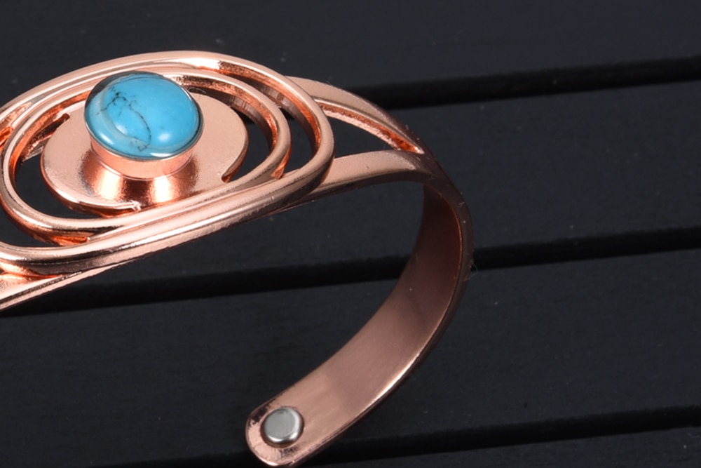 Women'S Boho Sun Magnetic Bangle Bracelet